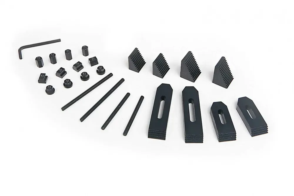 Sada upínek pro menší frézky, svorníky M6, matice T8, 24 dílů