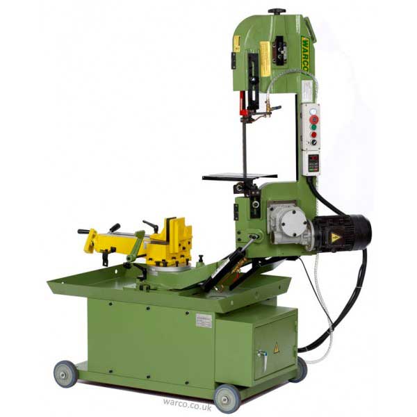 Warco 712V, profesionální pásová pila na kov, variabilní otáčky 
