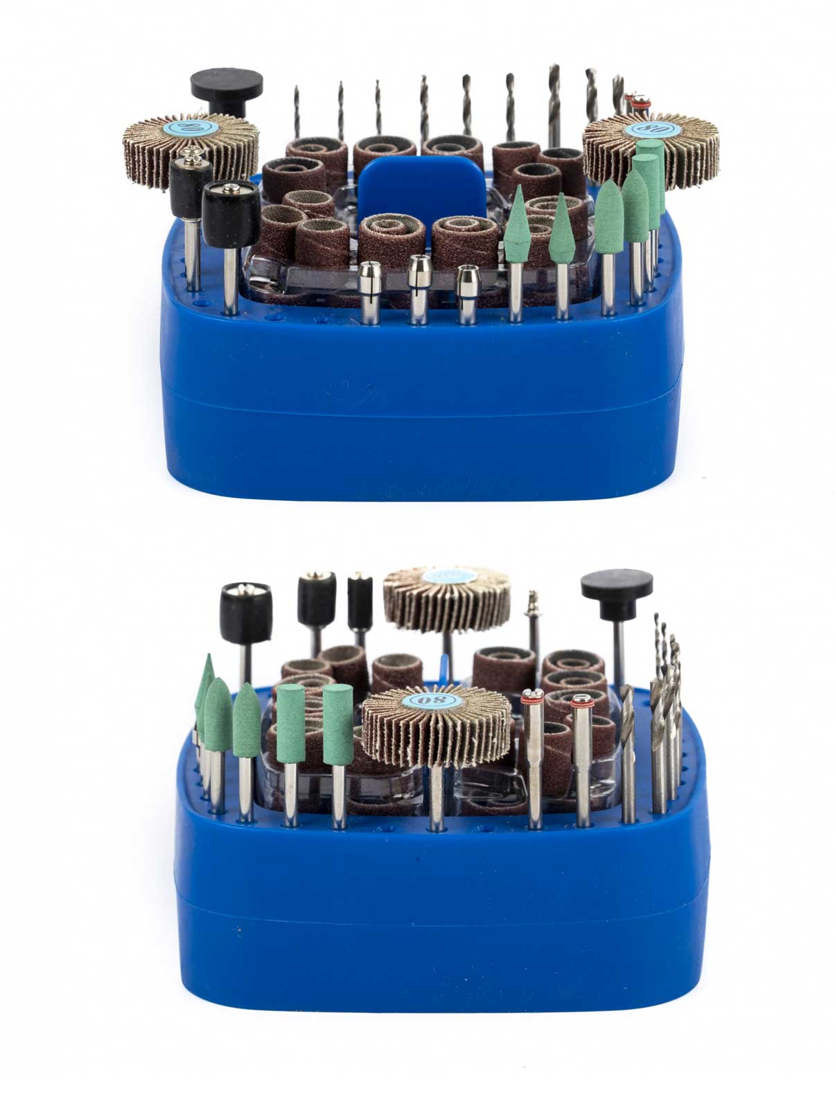 Sada brusných a leštících tělísek se stopkou 3 mm, 276 dílů