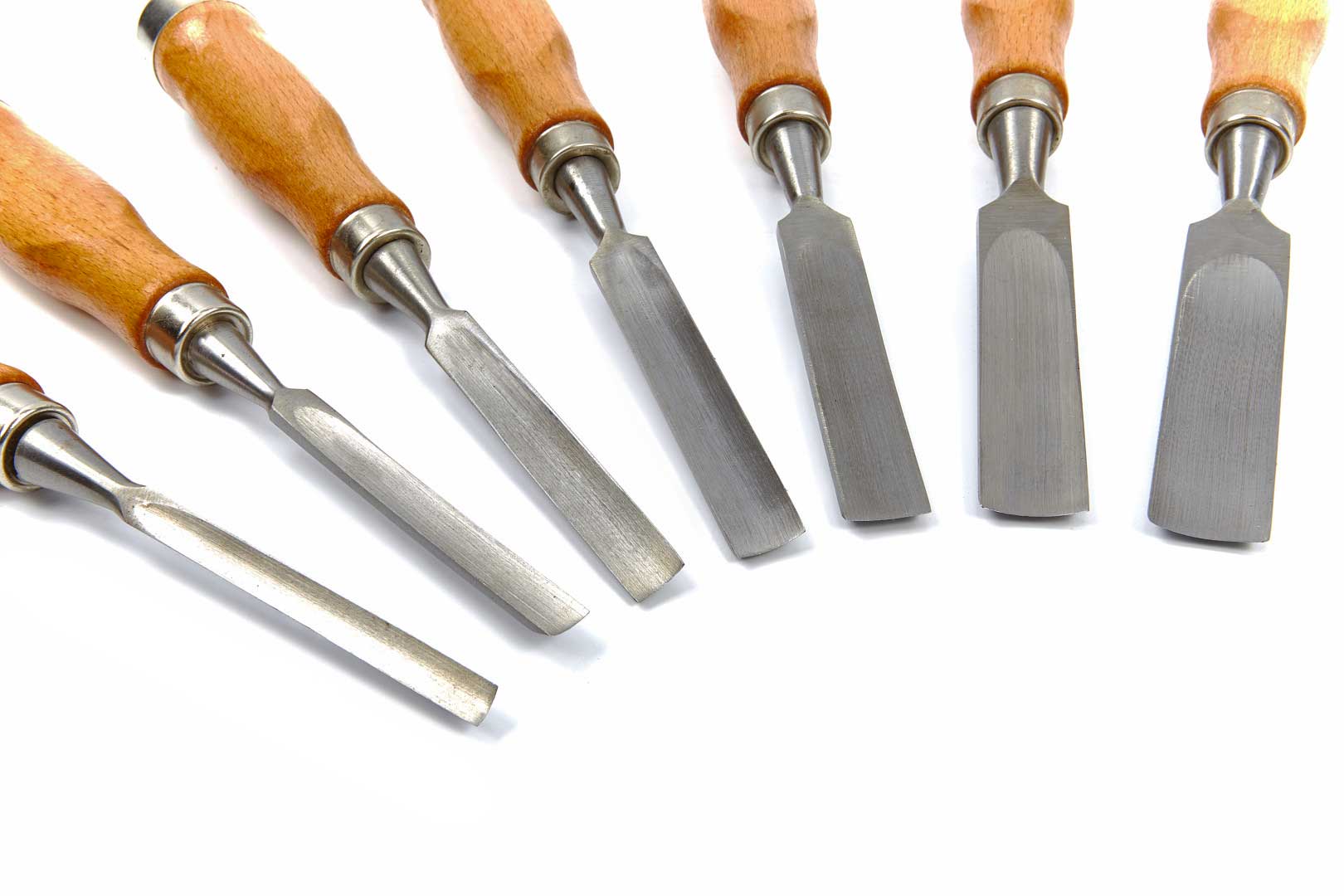 Sada dutých dlát na dřevo, 7 dlát, délka 280 mm