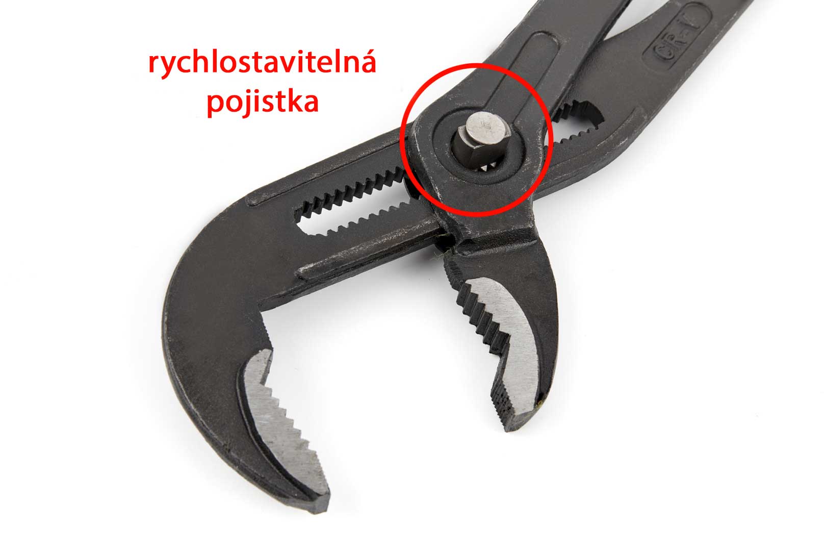 Kleště instalatérské "sika" s pojistkou , 240 mm, máčené rukojeti 