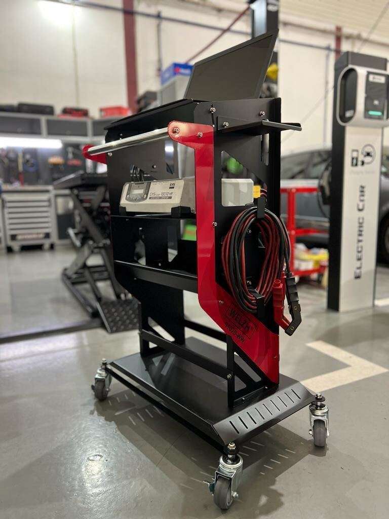 Dílenský vozík na automobilovou diagnostiku, Welzh