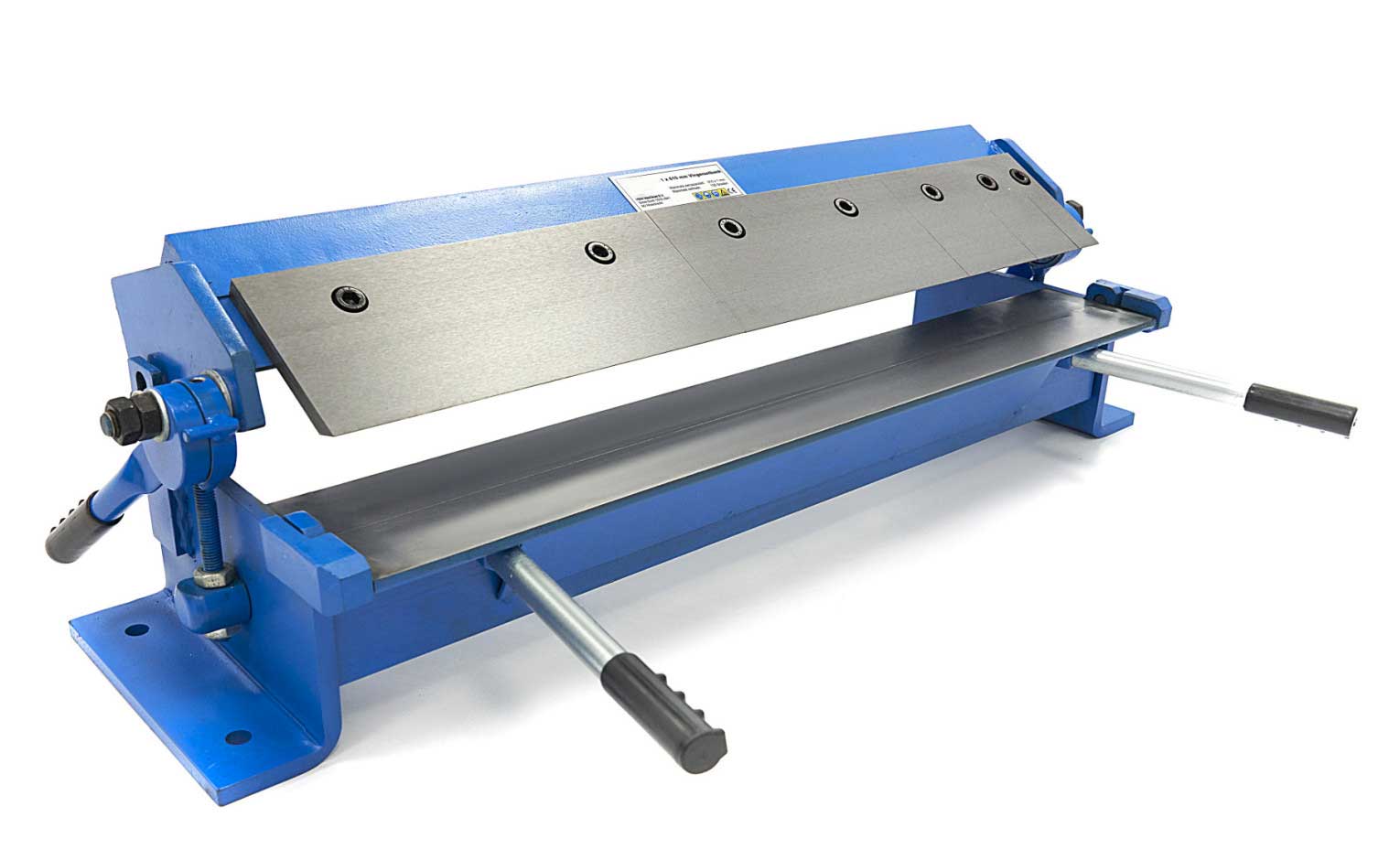 Stroj na ohybání plechu 610 x 1 mm, segmentová ohýbačka na plech, 20 kg