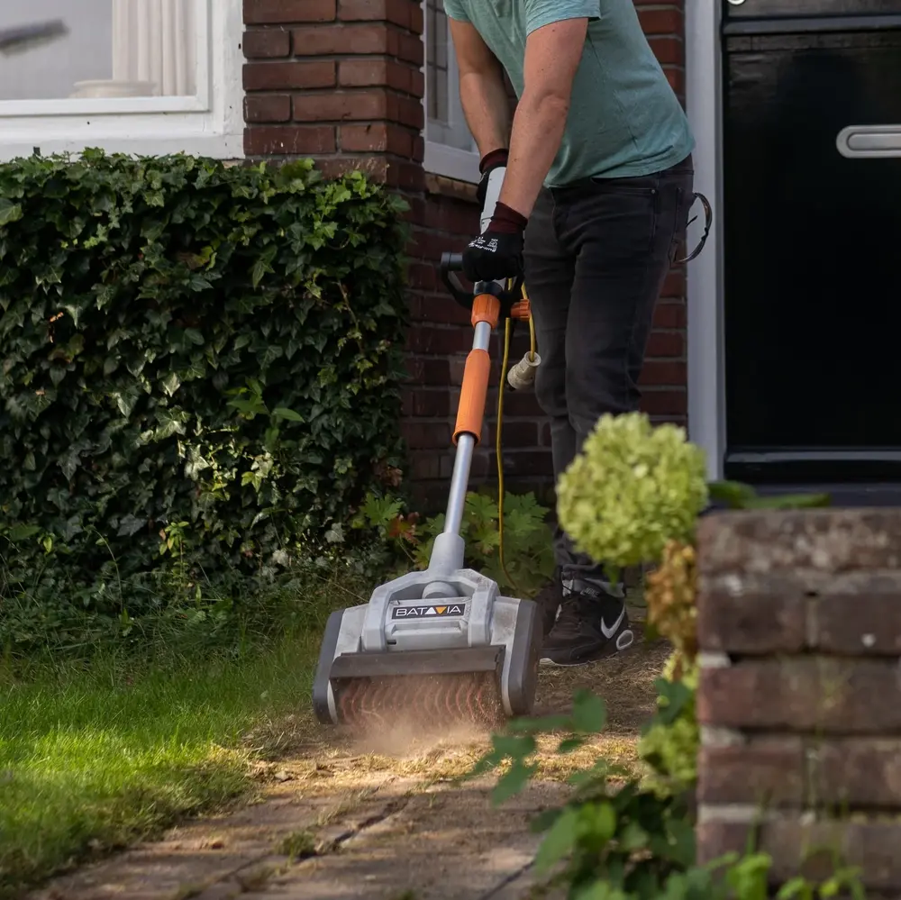 Vlnitý kartáč červený, kartáč pro suché čištění povrchů, náhradní kartáč pro MAXXBRUSH BATAVIA