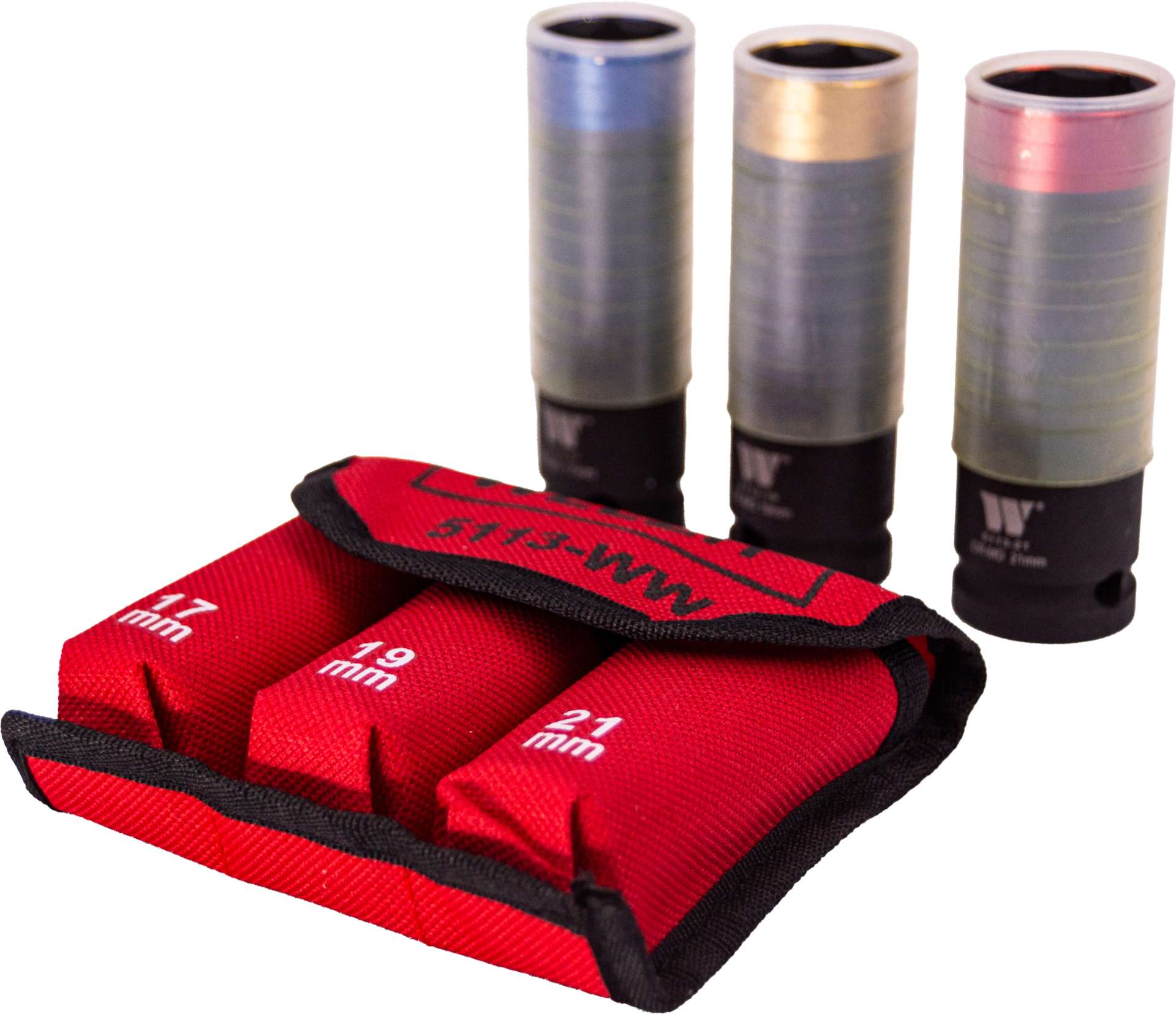 Hlavice nástrčné 1/2" Ultra-Torq , 17 - 21 mm, sada 3 kusy, Welzh