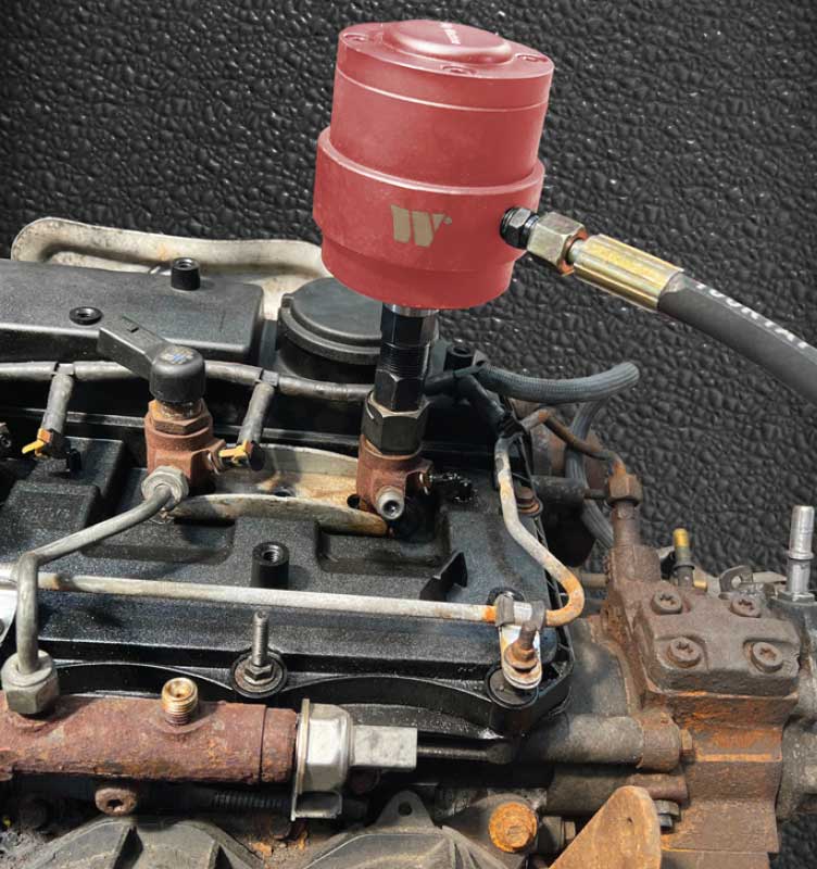Vibrační pneumatický nástroj Welzh Vibration Mate™na vytahování dieselových vstřikovačů Bosch, Delphi, Denso, Siemens, atd... - common rail, Welzh