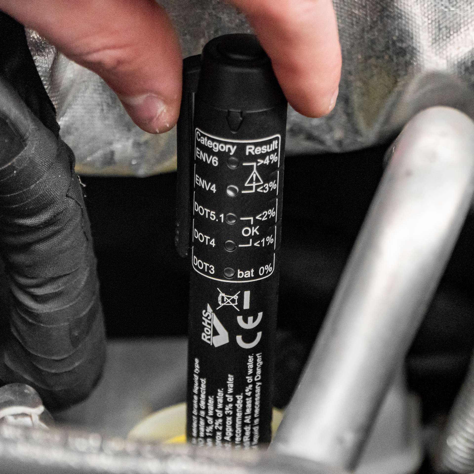 Elektronický tester brzdové kapaliny, Welzh