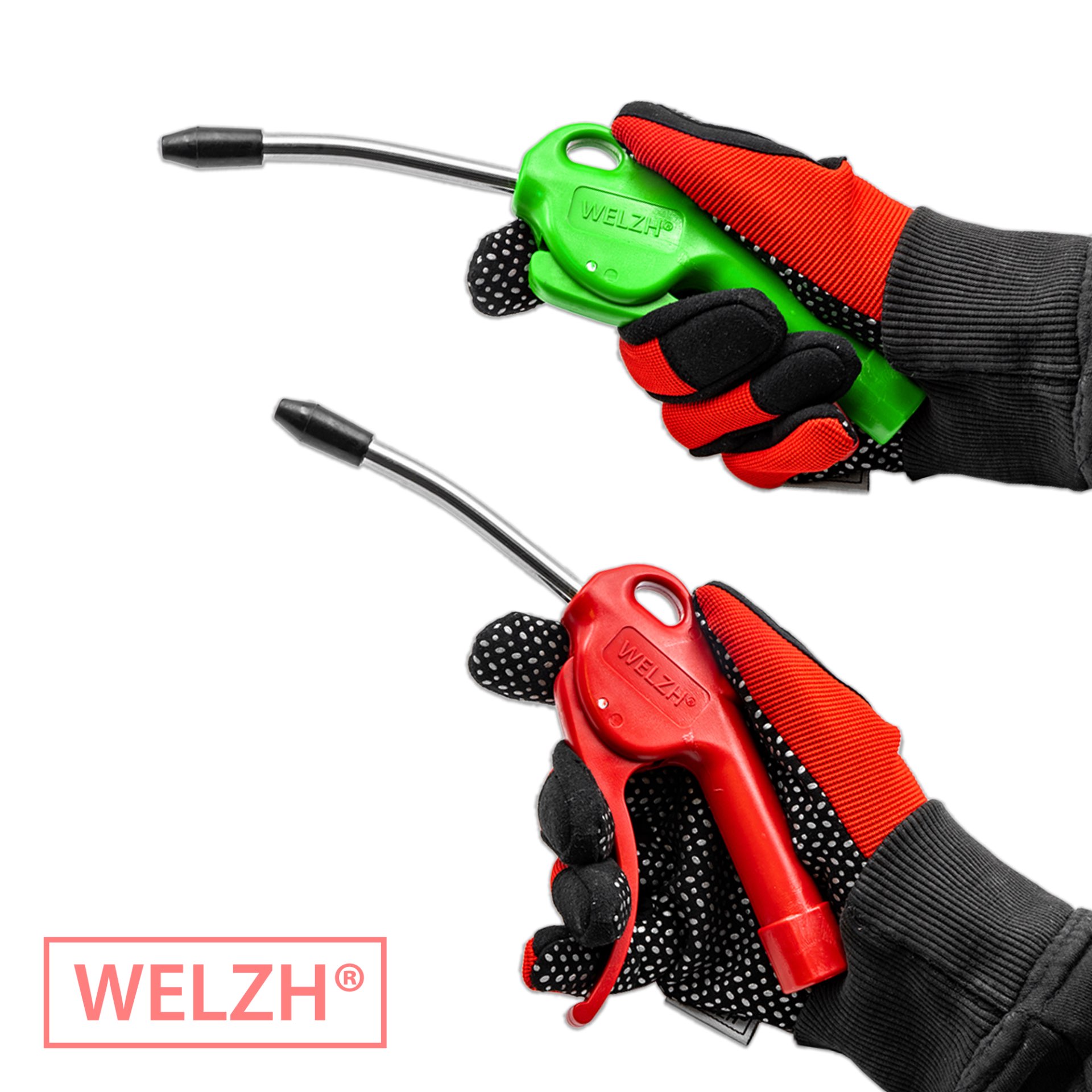 Pistole vzduchová / ofukovací, sada 4 kusů, Welzh