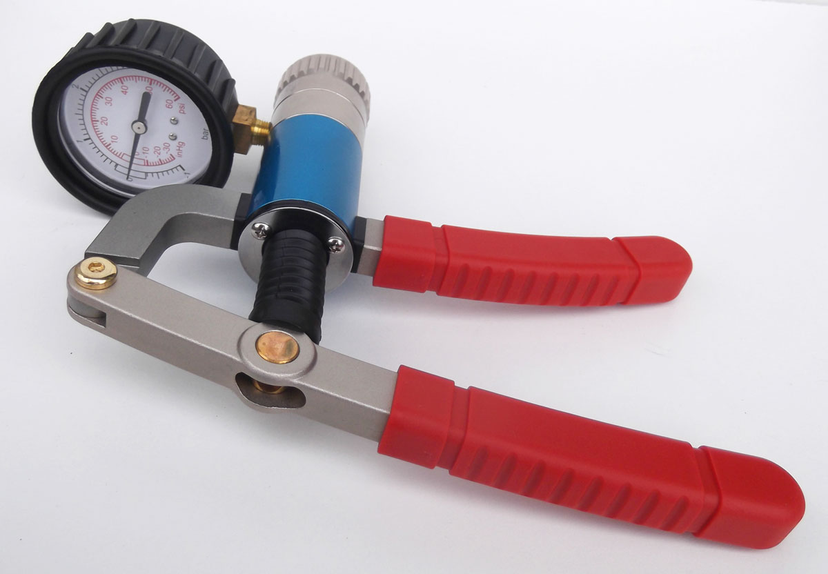 Pumpa tlaková a podtlaková, rozsah - 0 - 4 bar, sada, Condor Werkzeug