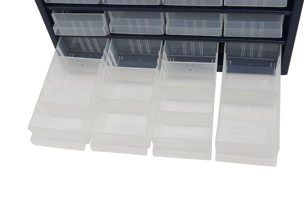 Kovový úložný box s 48 zásuvkami 15 x 55,2 x 30,6 cm