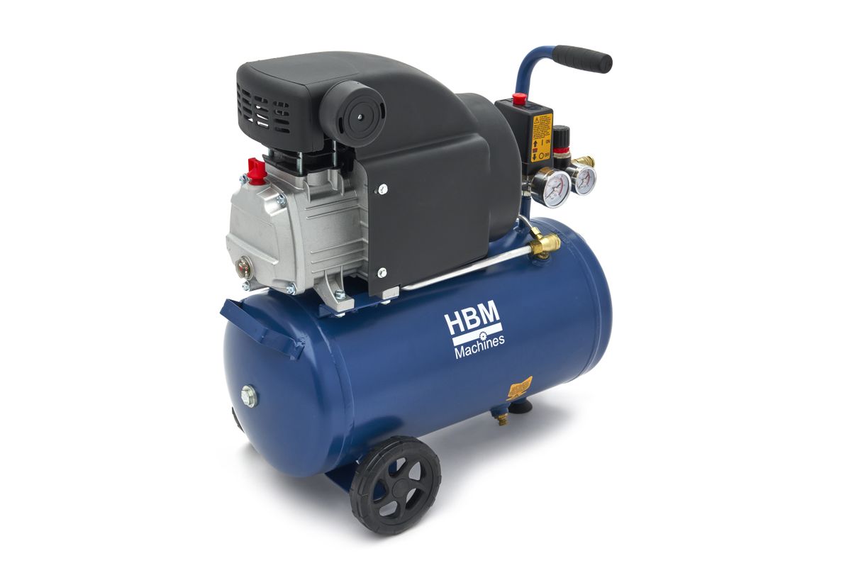 Pístový kompresor, 1,5HP, 24l, HBM