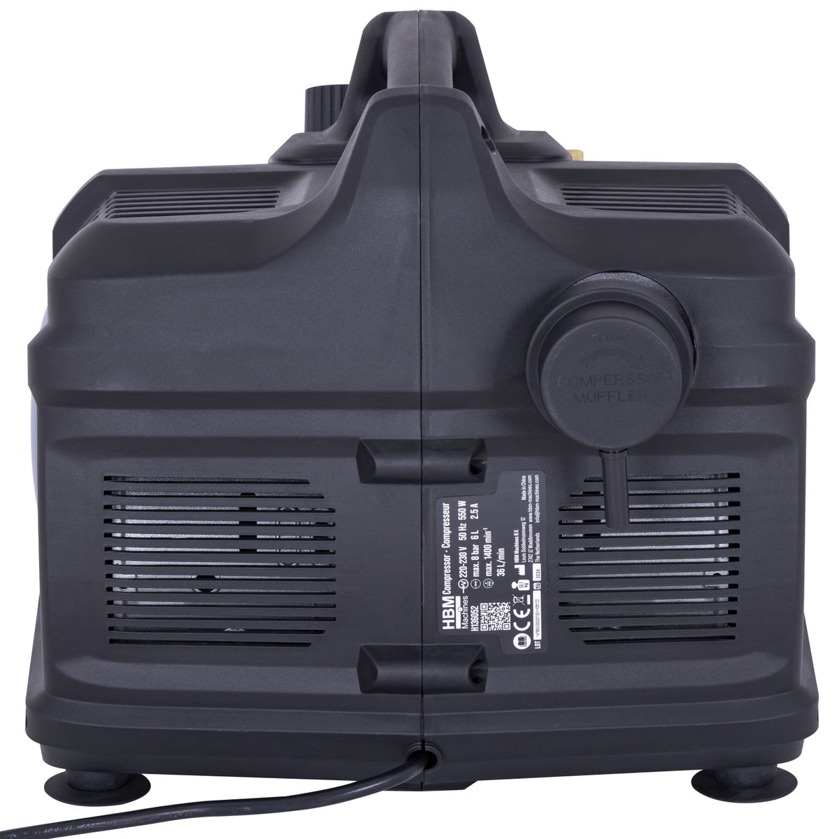 Tichý kompresor, 0,7HP, 6l, HBM