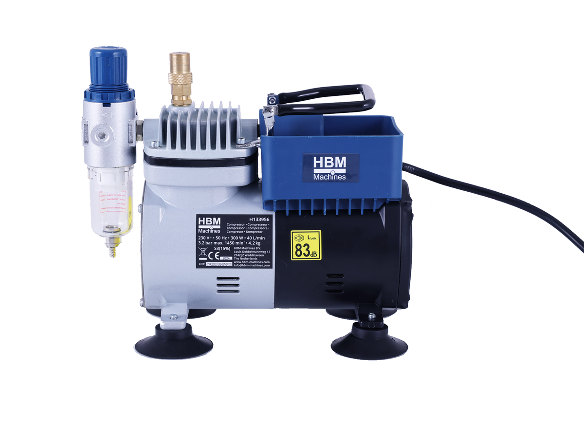 Airbrush kompresor, 0,4HP, HBM