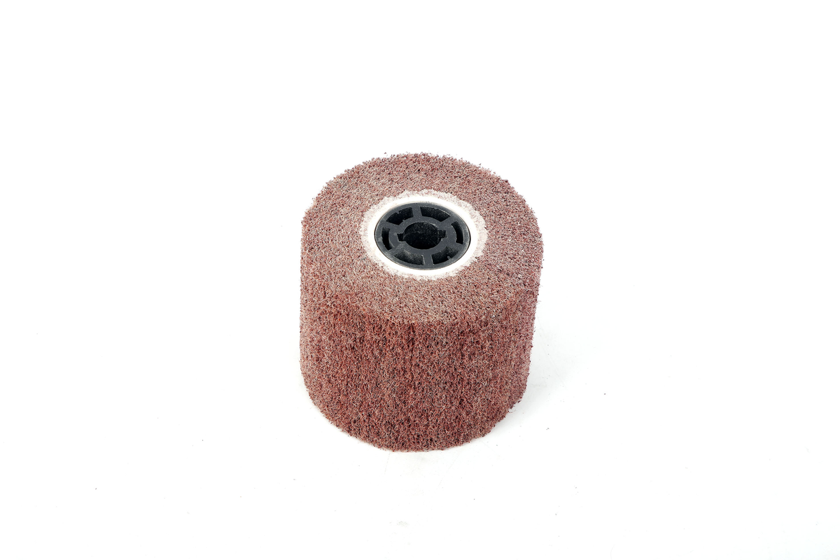 Lamelový brusný válec z nylonového rouna pro satinovací brusku, zrnitost 60, 100 x 120 mm