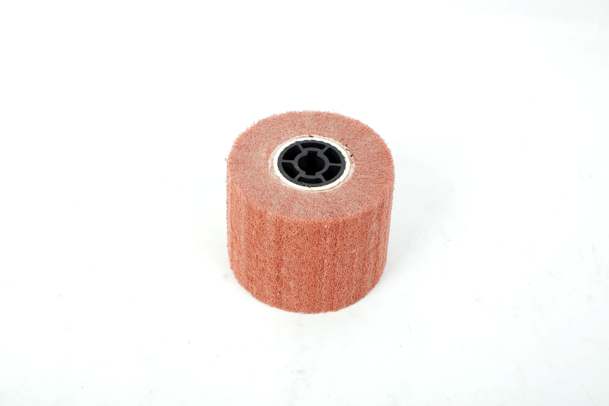 Lamelový brusný válec z nylonového rouna pro satinovací brusku, zrnitost 180, 100 x 120 mm