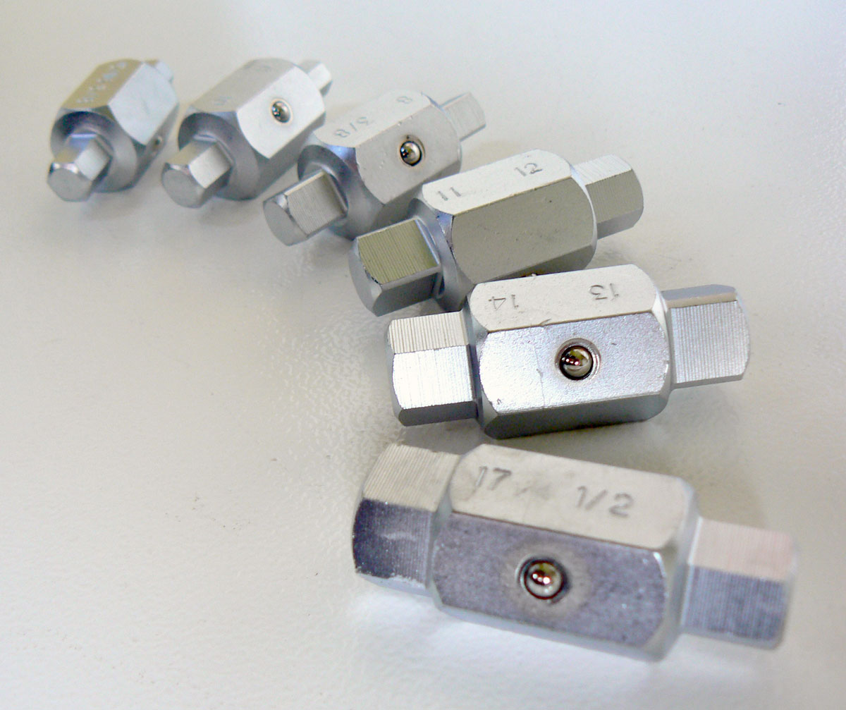 Klíče zástrčné na olejové výpustě, 4 a 6 hran, sada 6 dílů, Condor Werkzeug