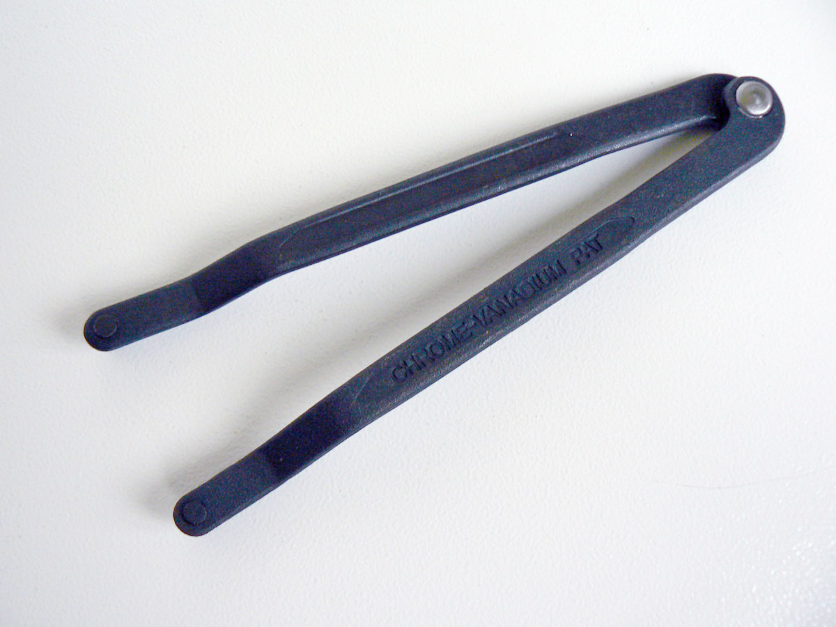 Přípravek na napínání kladky - čelní klíč, piny průměr 4 mm, Condor Werkzeug