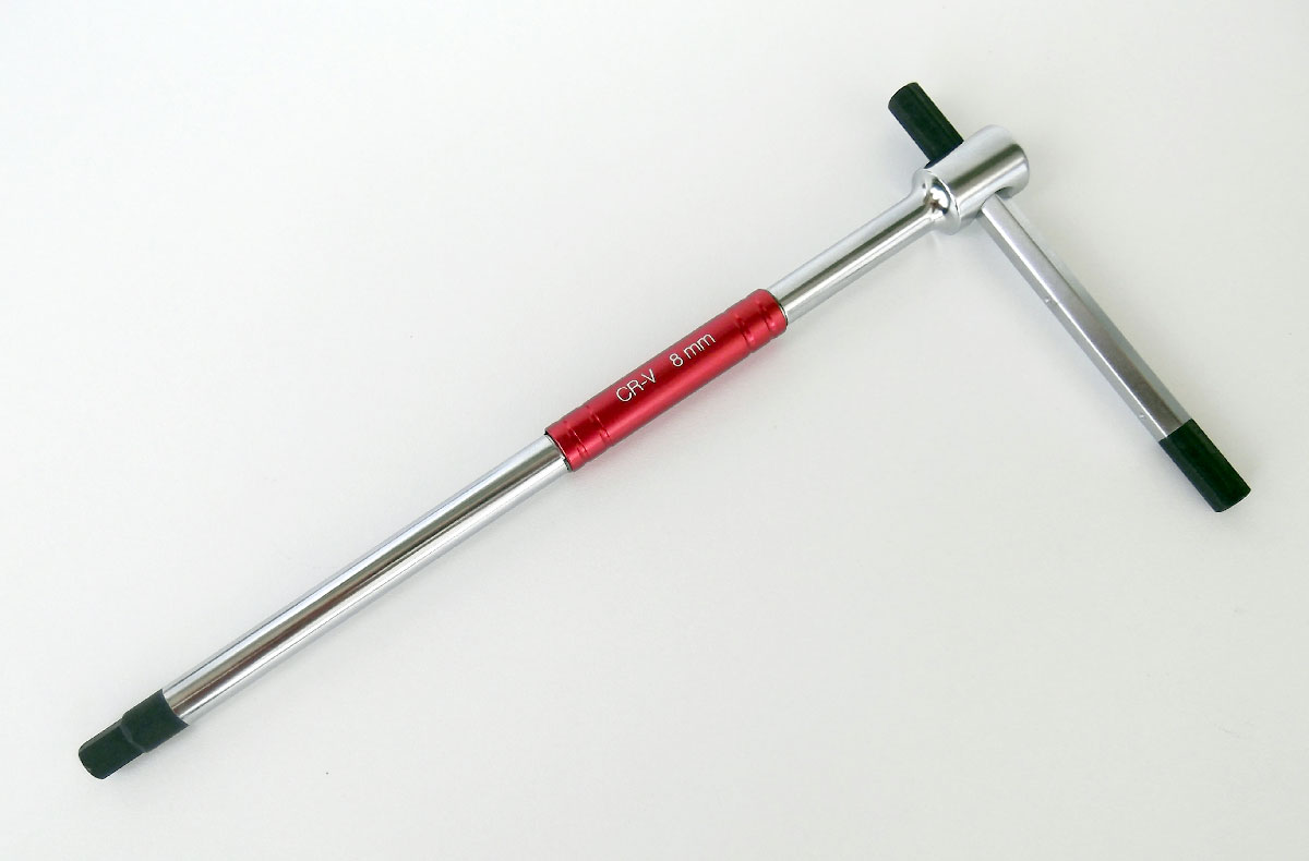 T-klíč Inbus zástrčný 8 mm, 3 x profil, 250 mm, CrV, rychlošroubovací, Triumf