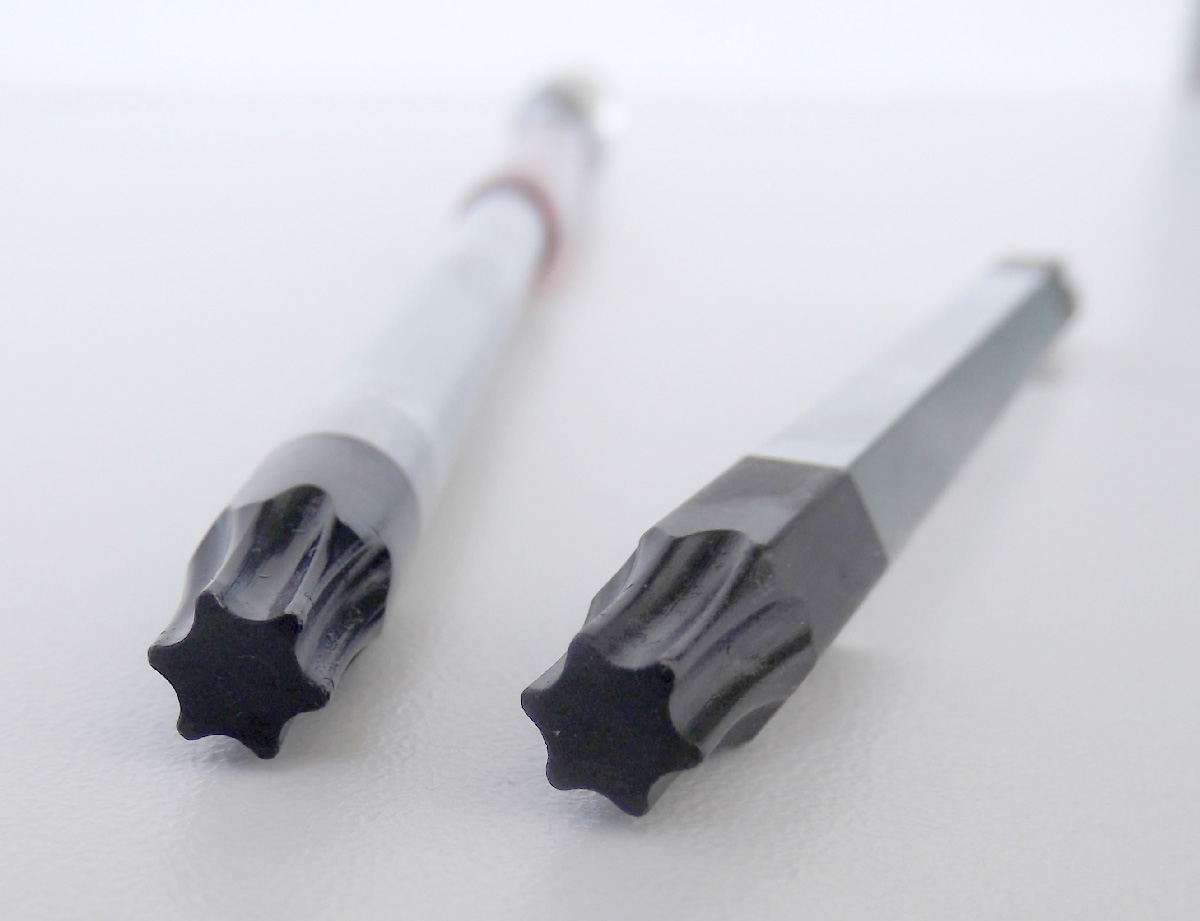 T-klíč Torx T40 zástrčný, 3 x profil, 210 mm, CrV, rychlošroubovací, Triumf