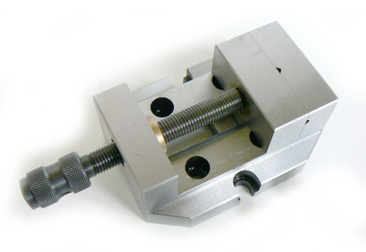 Strojní svěrák pro frézovací přípravek do soustruhu - šířka čelistí 60 mm, Warco