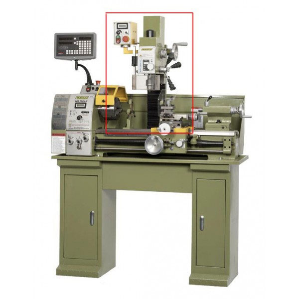 Přídavný frézovací stroj WM 16 pro soustruhy WM 280 a WM 290V - 70 kg, Warco