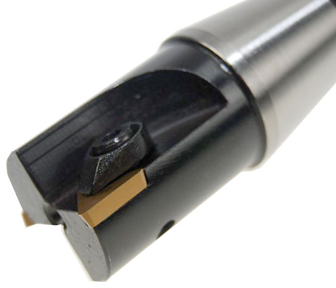 Frézovací nástroj s VBD - průměr 25 mm, 2 břity, kužel R8, Warco