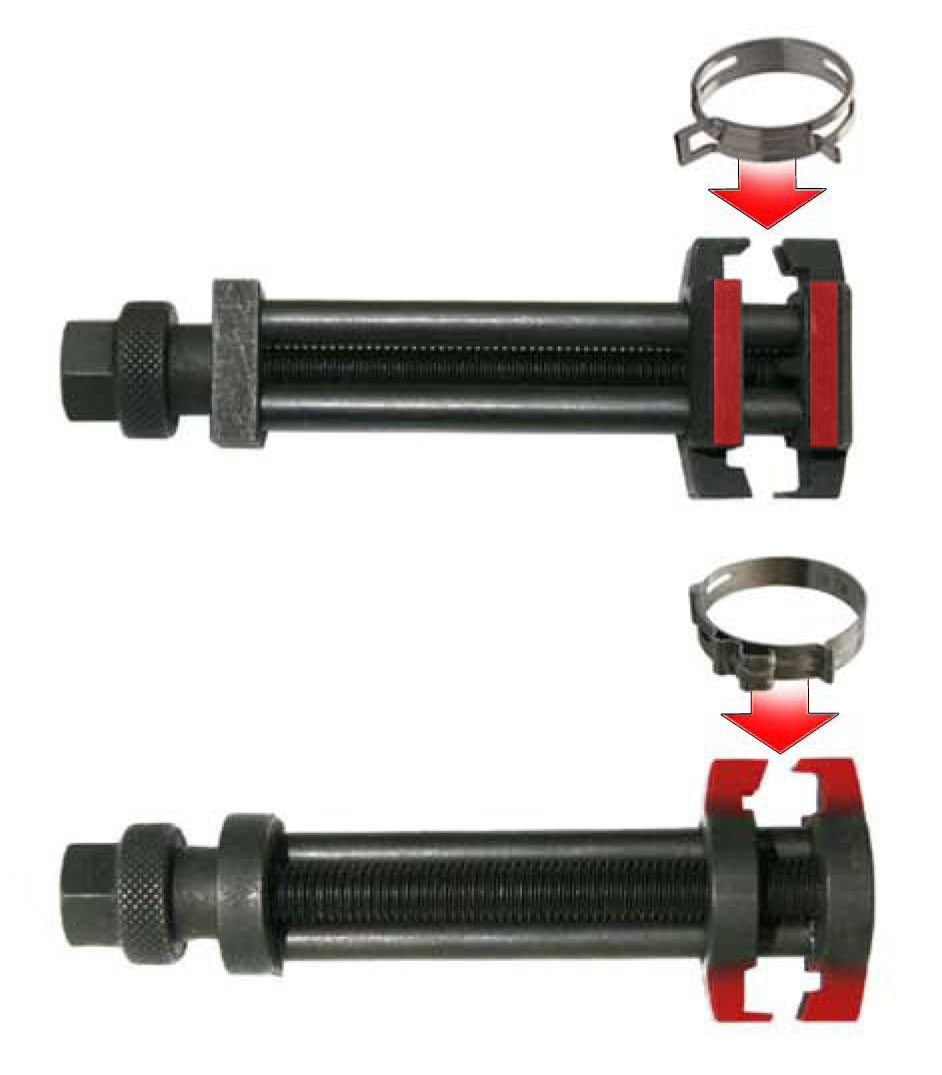 Svěrka na hadicové spony, univerzální, rozsah 0 - 40 mm, Triumf
