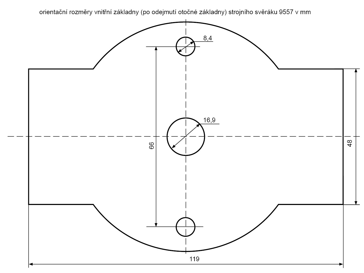 Samostředící strojní svěrák s odnímatelnou otočnou základnou čelisti 50 mm, Warco