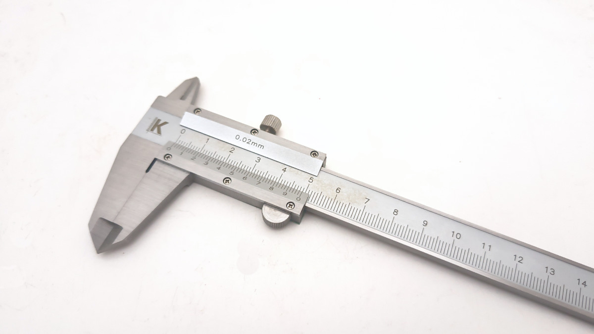 Posuvné měřítko s hloubkovým a vnitřním měřením, NEREZ, ČSN 25 1238, DIN 862, 150mm, dělení 0,02 mm, KM