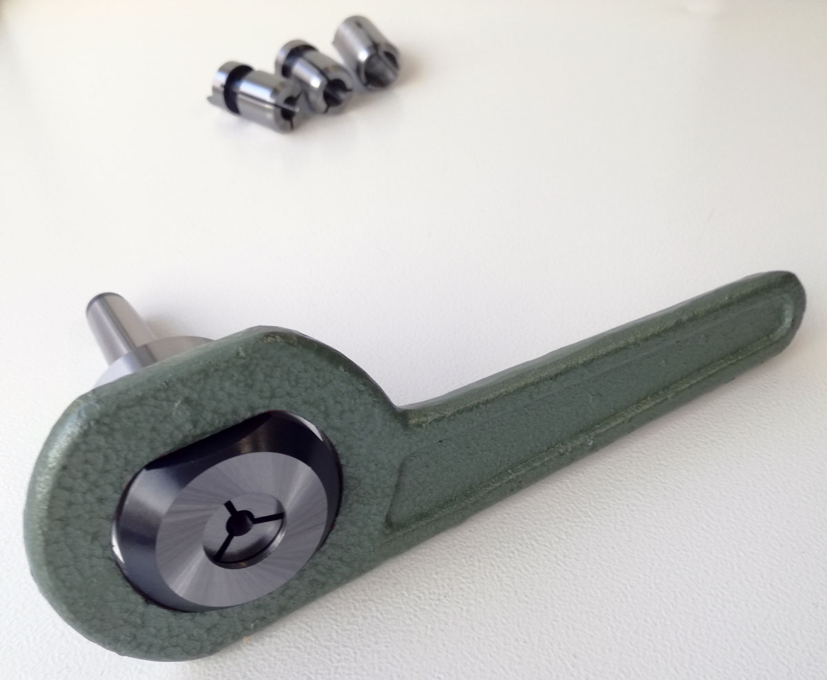 Warco držák kleštin MK3, M12", 4 kleštiny 1/4", 3/8", 1/2", 5/8" - sada