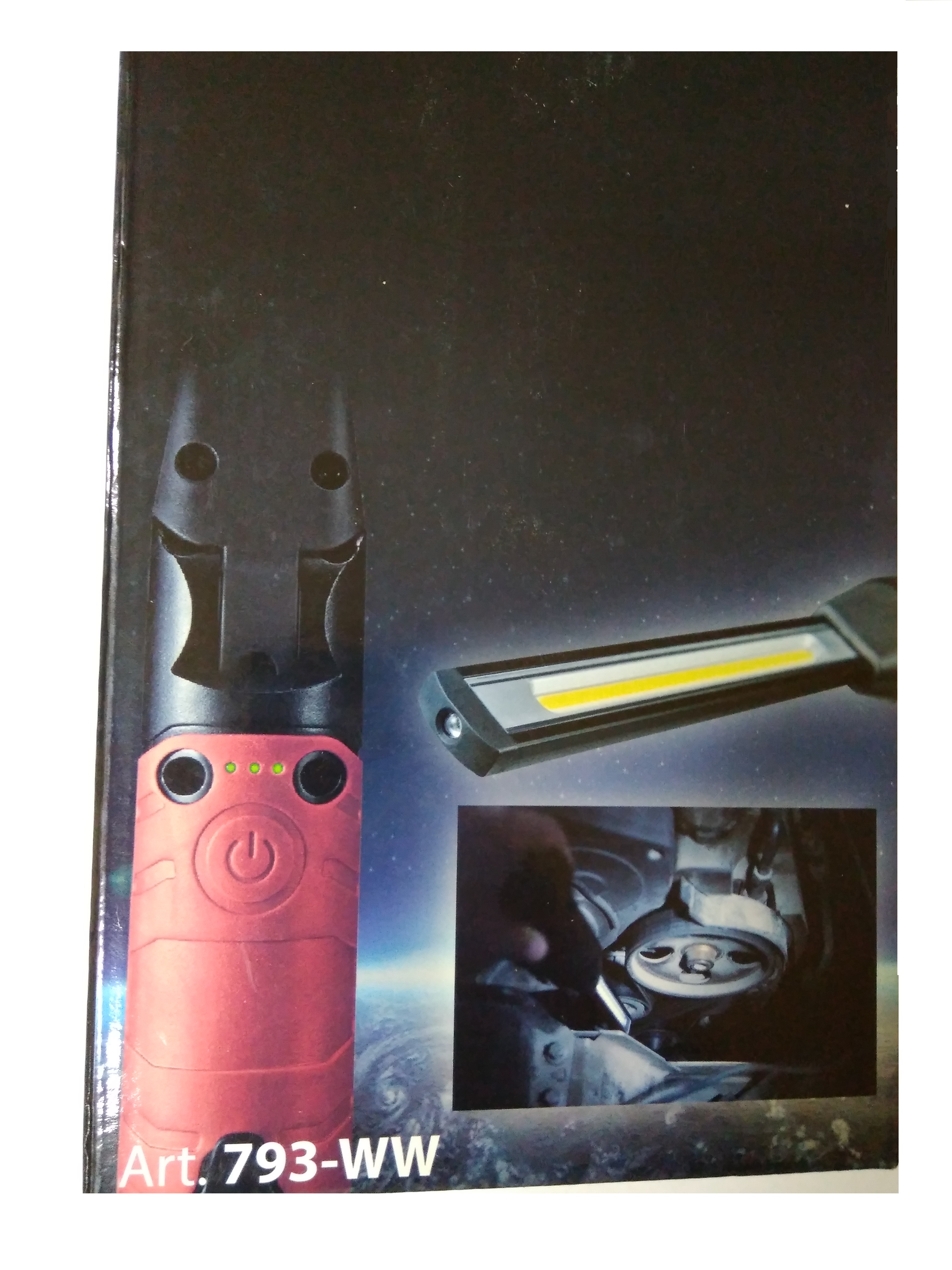 Úzké multifunkční pracovní LED světlo, 6W, Welzh