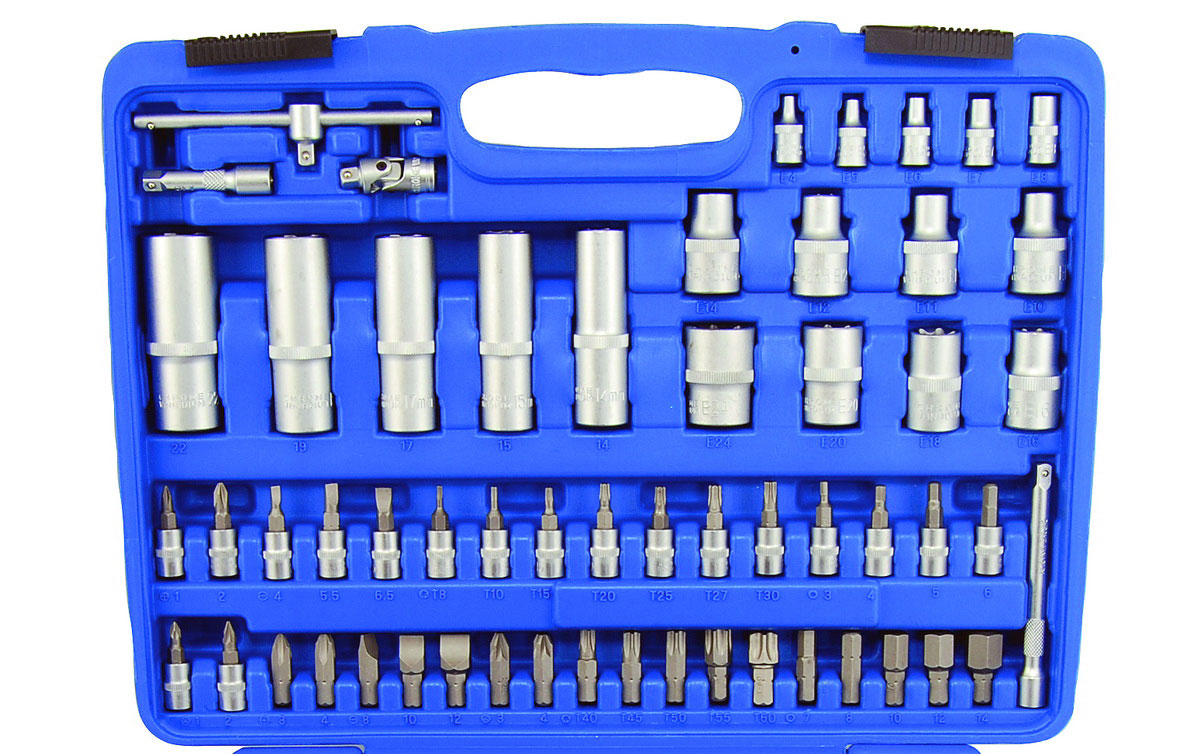 Gola sada 1/4" + 1/2", Super-Lock 4 - 32 mm, 108 dílů, Triumf