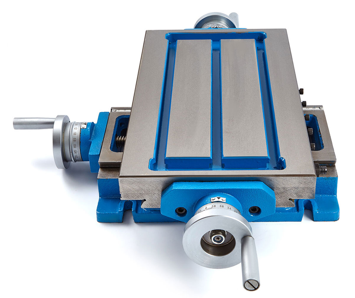 Křížový stůl 430 x 240 mm pro frézování nebo vrtání, 43 kg