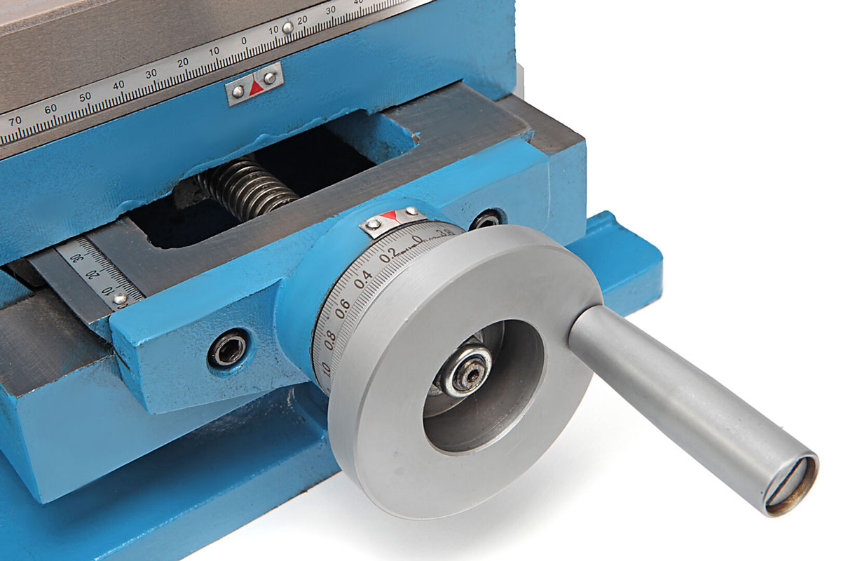 Křížový stůl 430 x 240 mm s otočnou základnou pro frézování nebo vrtání, 45 kg