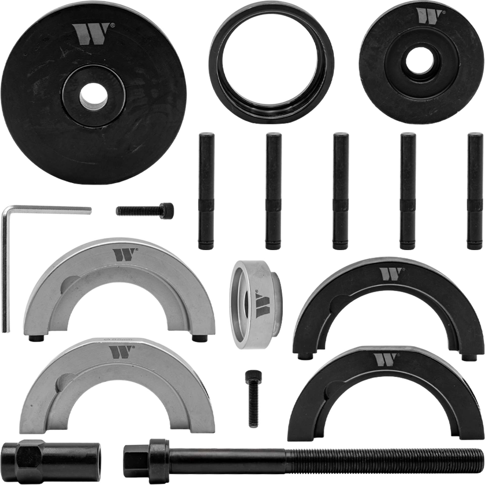 Sada přípravků na výměnu ložisek kol 85 mm - VAG, Multivan, T5, Touareg, Welzh