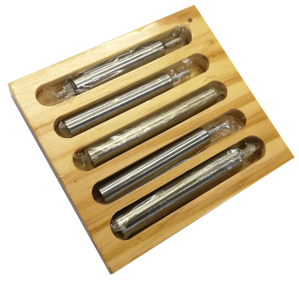 Dotykové sondy pro vrtačku, frézku 10mm / úchylkoměr pro určení středu otvoru, sada 5 ks