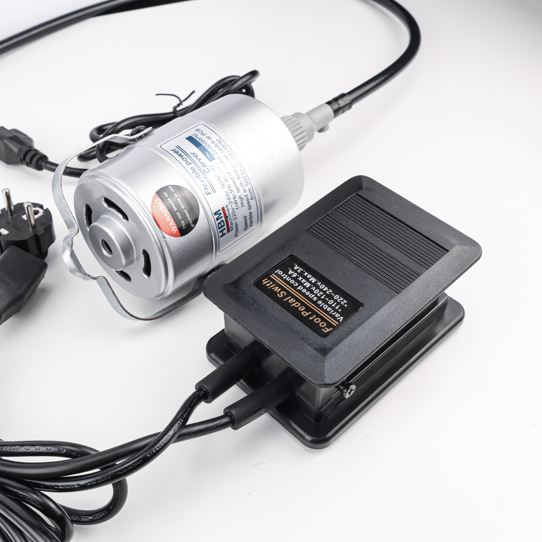 Závěsný motor s flexi hadicí pro broušení, frézování a gravírování, 500 - 22.000 ot/min, 190 W, Model 1