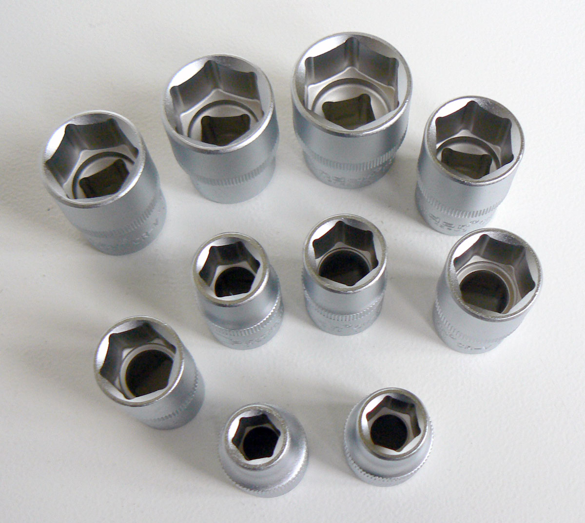 Hlavice nástrčné 1/2", 6 hran 3/8" - 15/16", sada 10 dílů, palcové, Condor Werkzeug