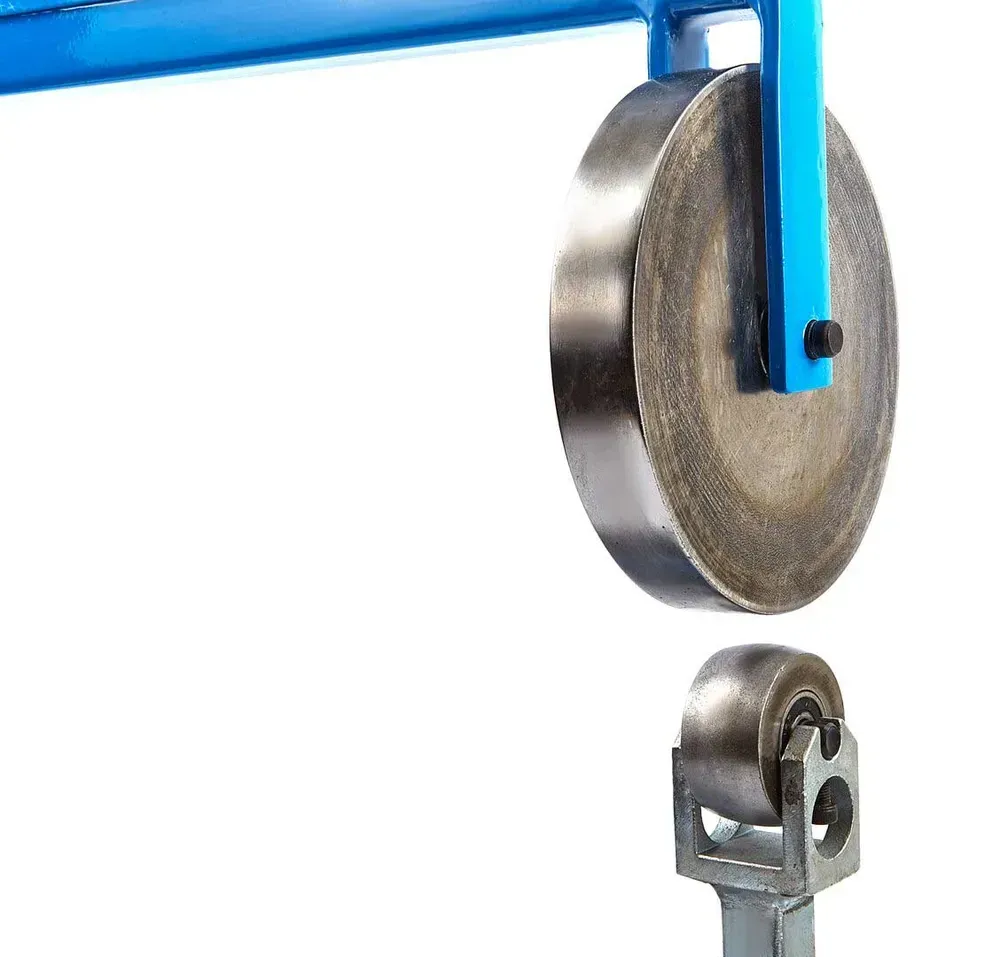 Stroj na tváření plechu MINI ANGLICKÉ KOLO, upnutí do svěráku, 8 rolen, 12.5 kg