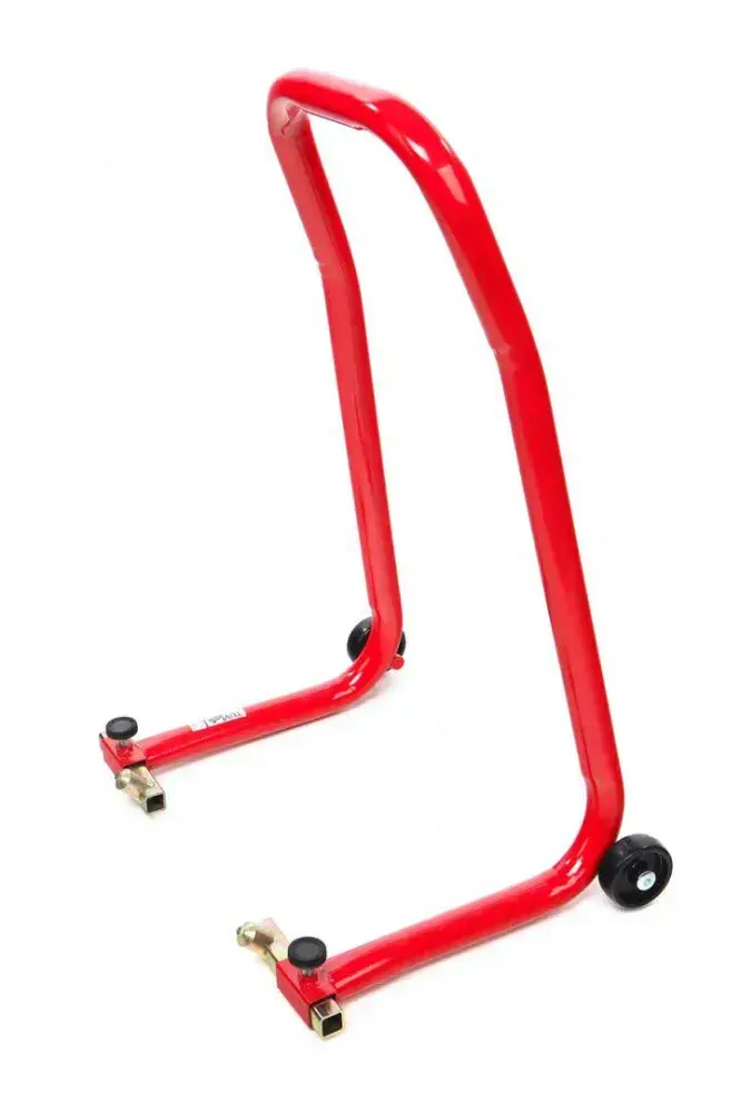 Ruční motocyklový stojan pod přední kolo do paddocku / garáže
