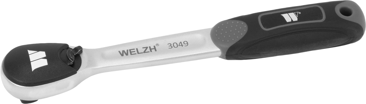 Sada ráčen 1/4", 3/8", 1/2", s přepínací páčkou, 80 zubů, Welzh