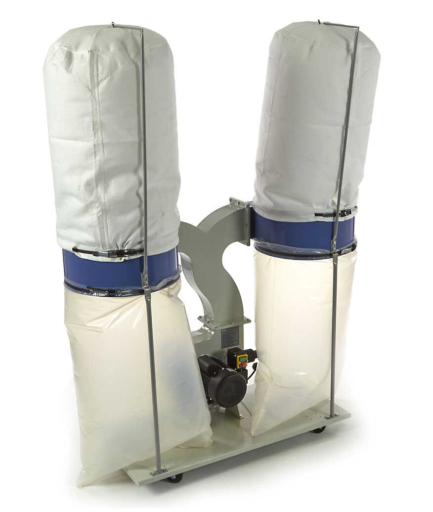 Mobilní profesionální odsávač prachu a pilin "300", 2.2 kW, 230 V, 4000 m3/hod.