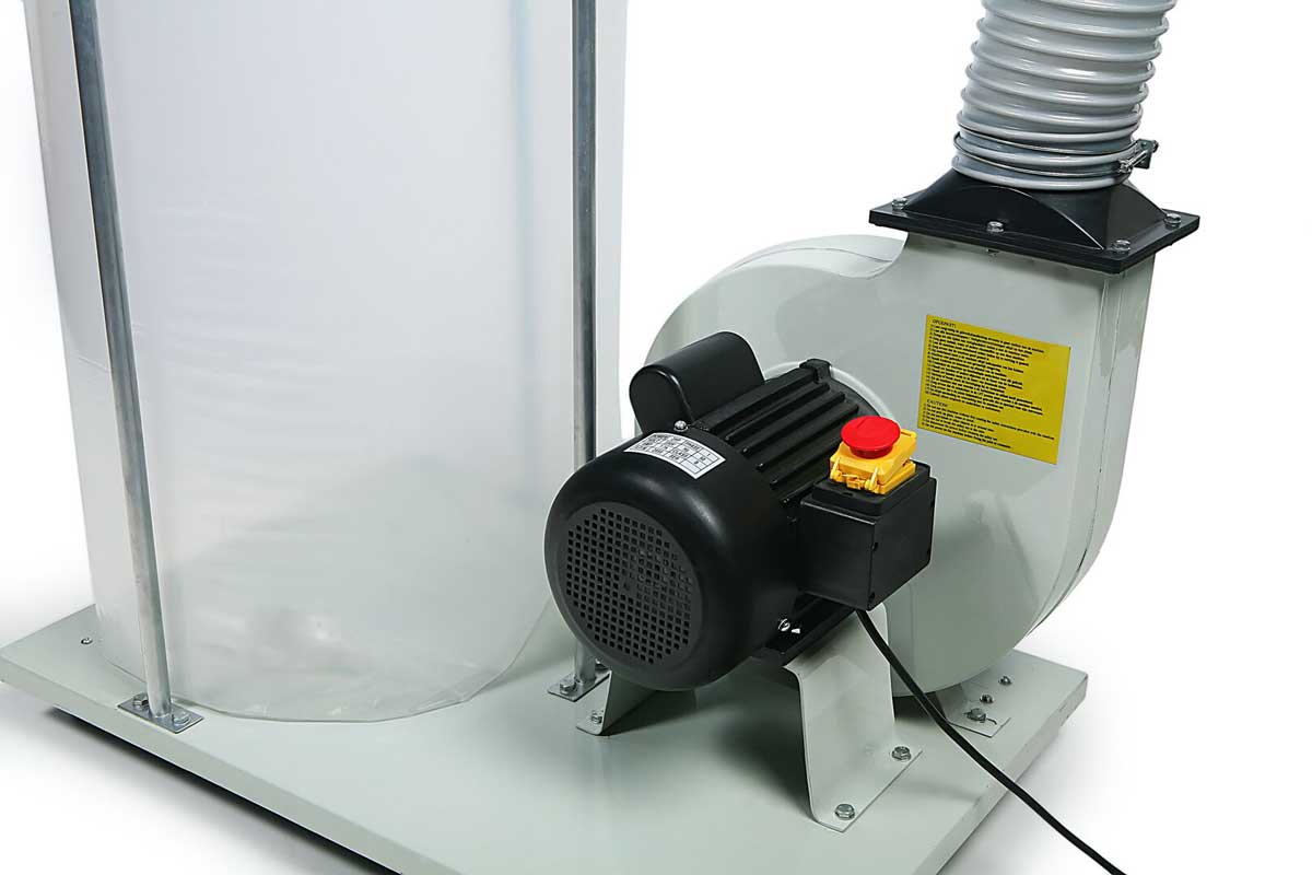 Mobilní profesionální odsávač prachu a pilin "200", 1500 W, 230 V,  2500 m3/hod.