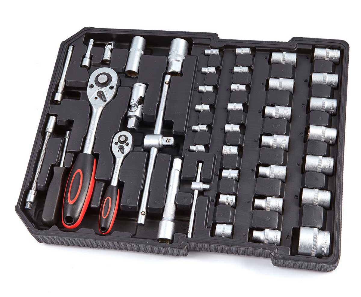 Vozík/kufr s nářadím na kolečkách, 599 dílů, 12.5 kg