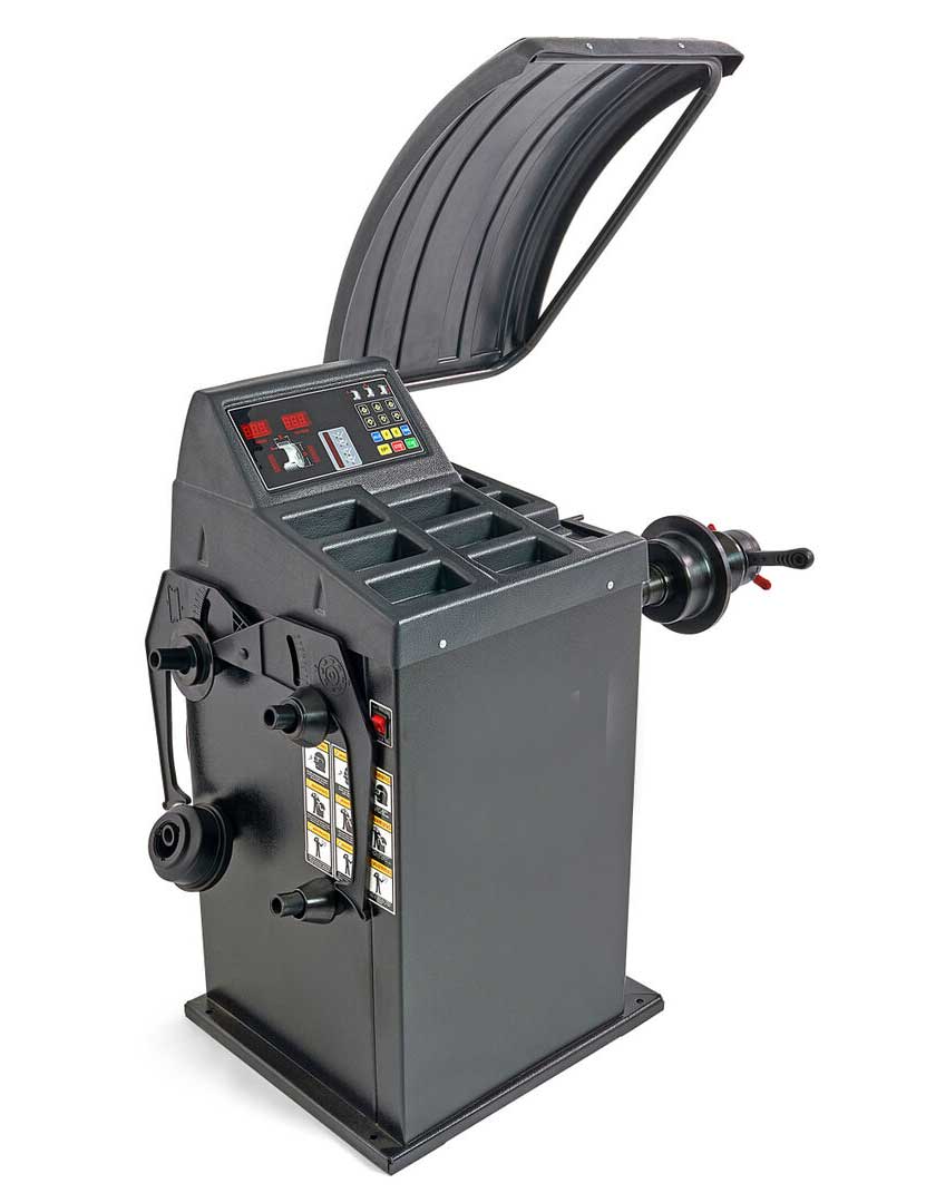 Profesionální vyvažovačka auto pneumatik 10" - 24", 105 kg