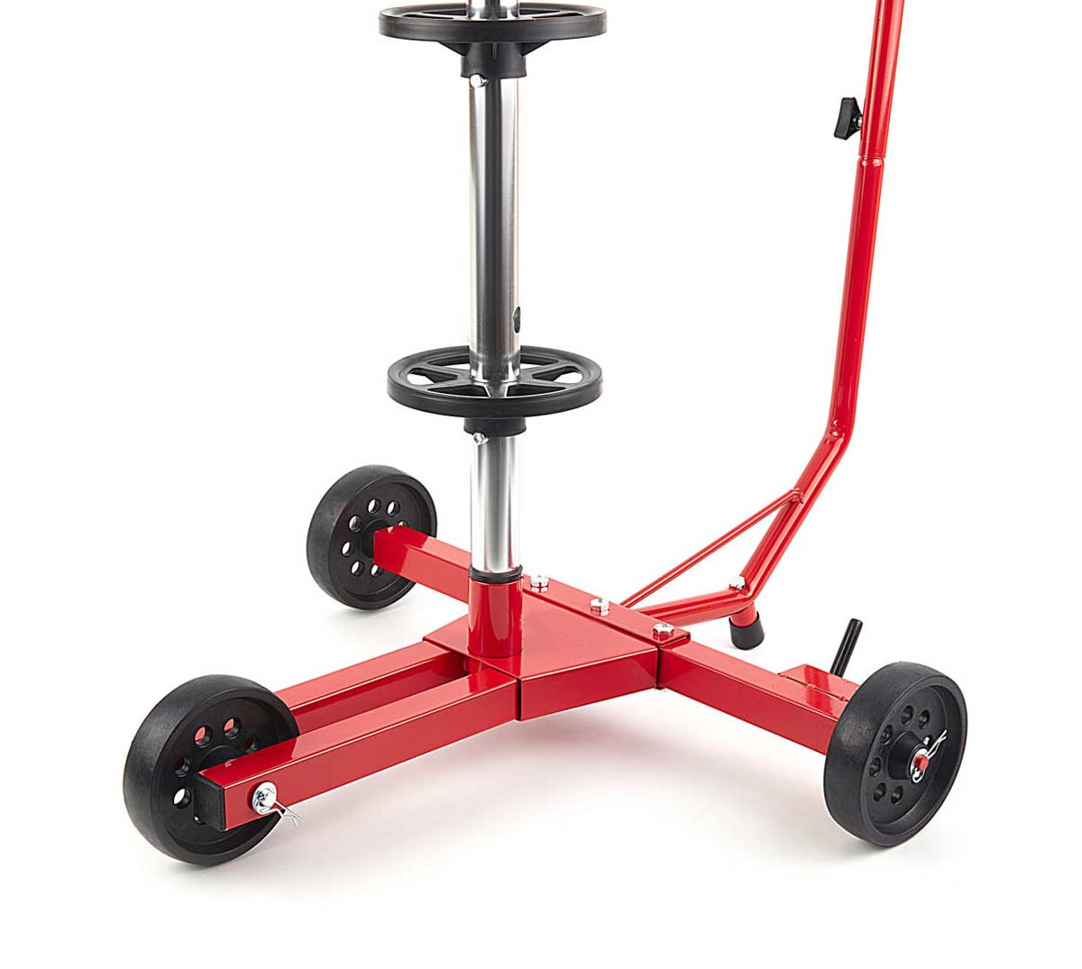 Deluxe mobilní stojan pro 4 automobilová kola s aretací