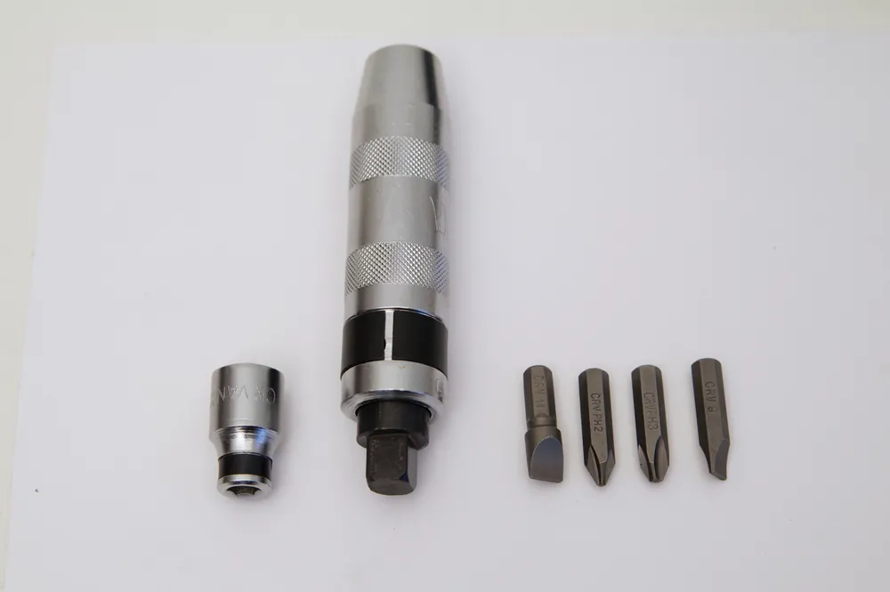 Úderový šroubovák s bity, sada 5 dílů, Welzh