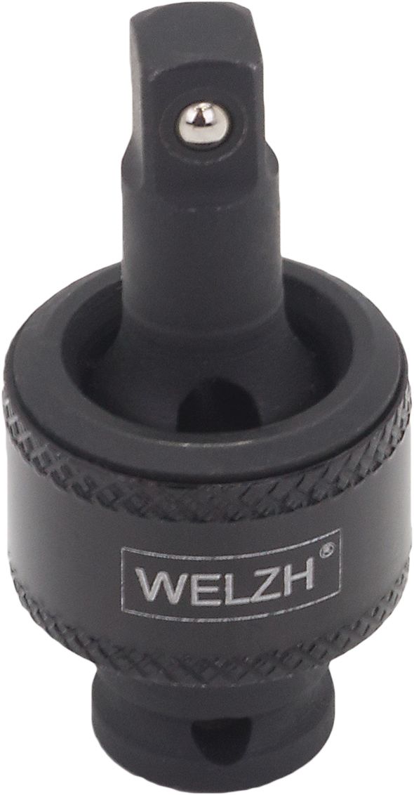 Adaptéry nástrčné s kloubovou hlavou 1/2"-3/8"-1/4", pro rázové utahováky, S2, sada 3 kusy, Welzh