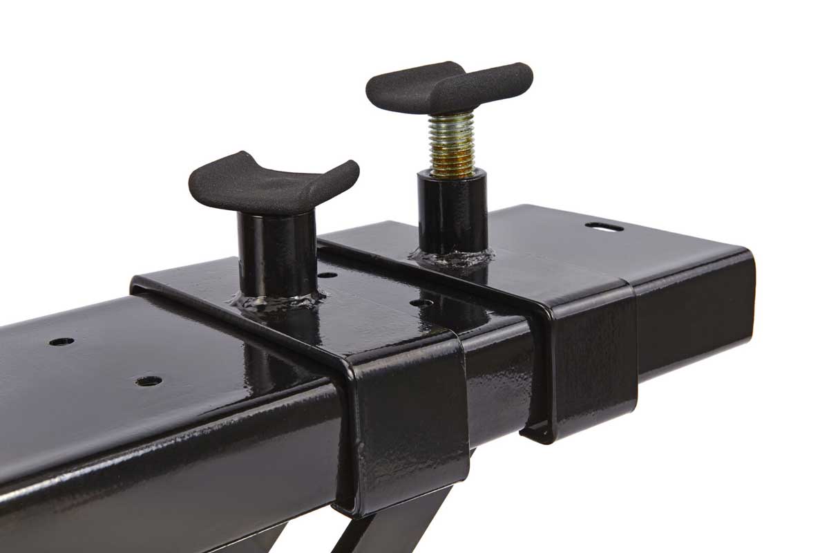 Mini motocyklový zvedák, velmi výkonný, zvednutí až 500 kg, hmotnost 15 kg, černý