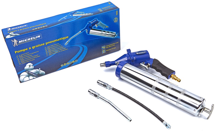 Vzduchová pneumatická maznice, mazací lis, maznice, Michelin